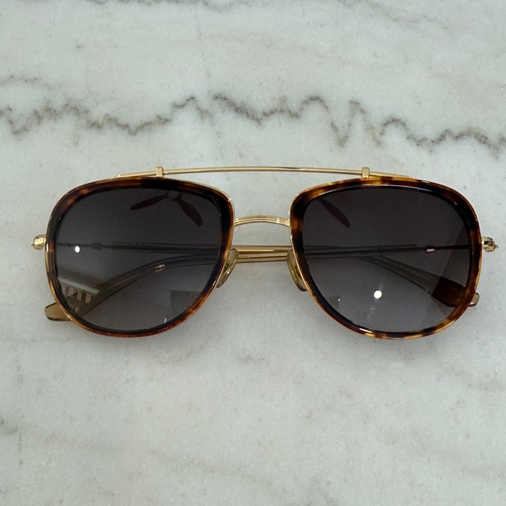 KREWE BRETON | RYE + SWEET TEA 18K Sunglasses